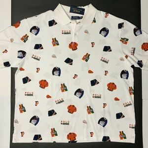 RALPH LAUREN POLO STADIUM SHIRT 2XB p-wing rasta